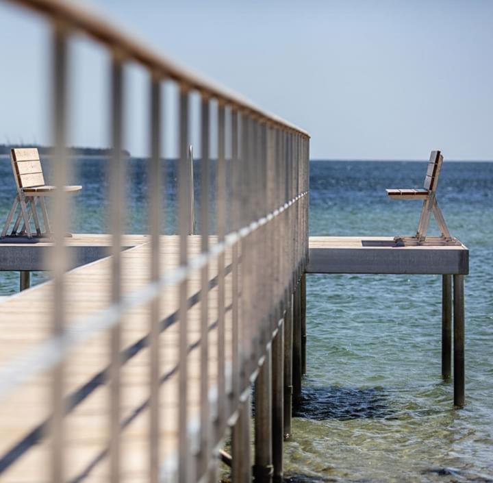 Strandvaerelserne Ebeltoft Esterno foto